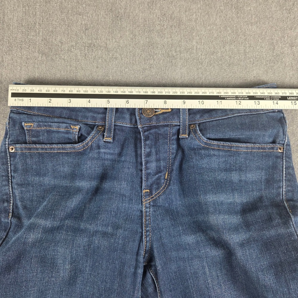 Levi's 712 Slim Jeans Womens 28 Dark Wash Excellent Slim Leg Denim 18884-0011 - Picture 9 of 14